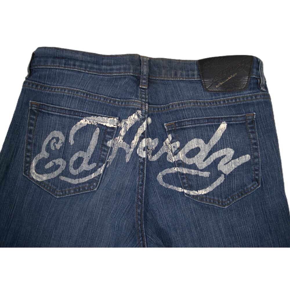 Vintage Y2K Ed Hardy Spellout Jeans PREOWNED/USED Ed Hardy